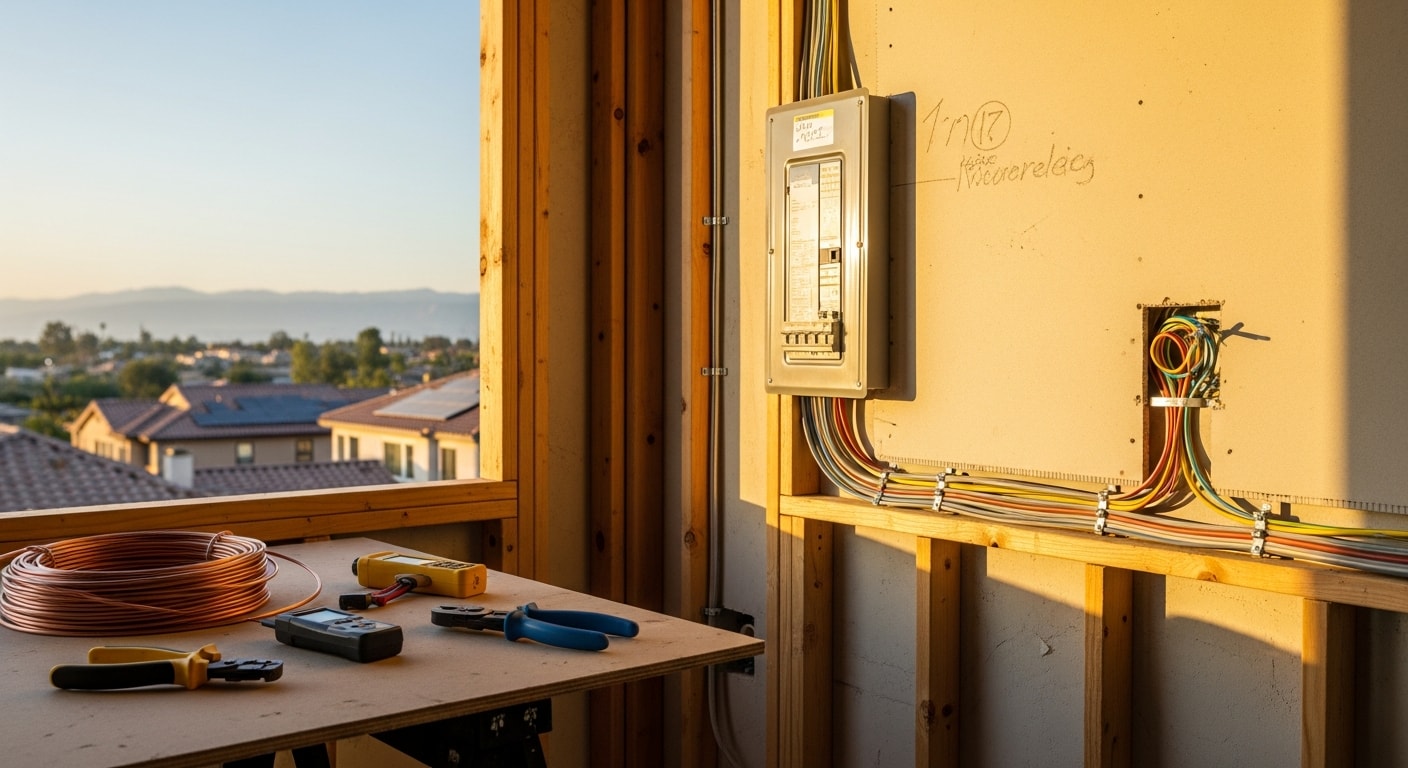 Electrical wiring installation for new construction and remodeling projects