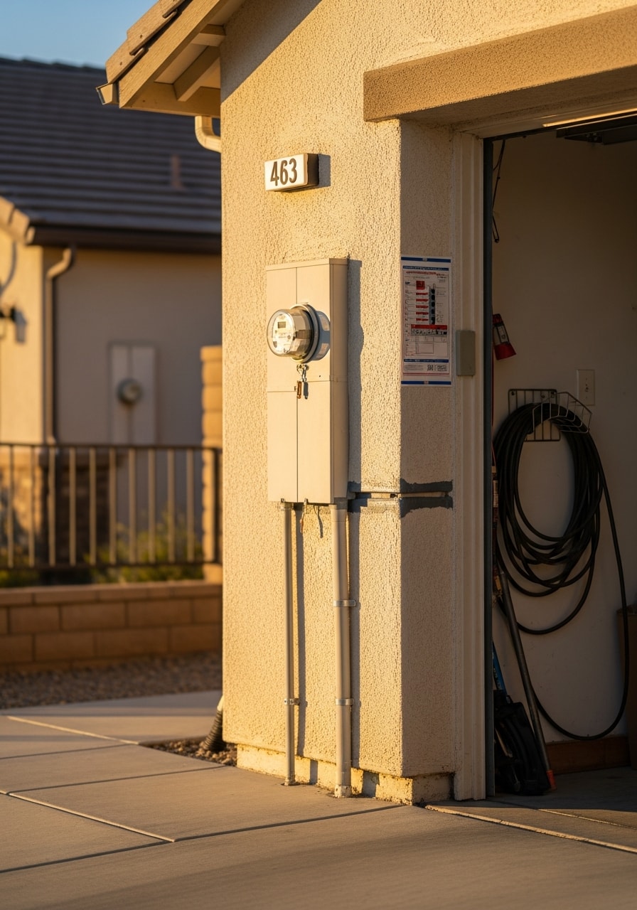 Riverside County residential property with professional improvements and clear property boundaries.